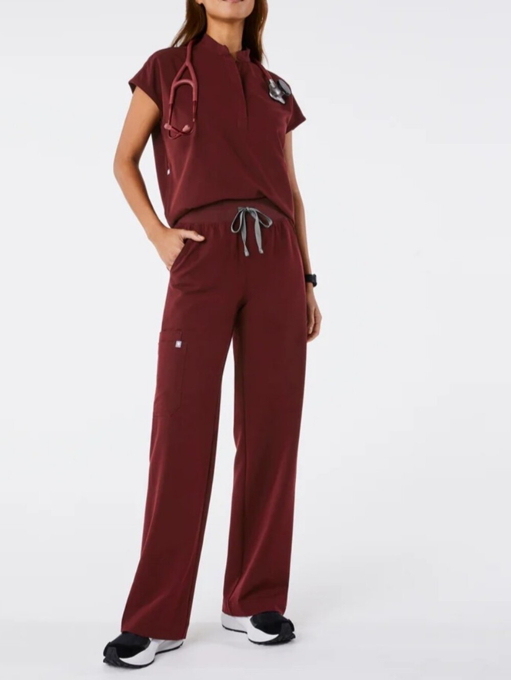 Figs Technical Collection Wide Leg Scrub Pants